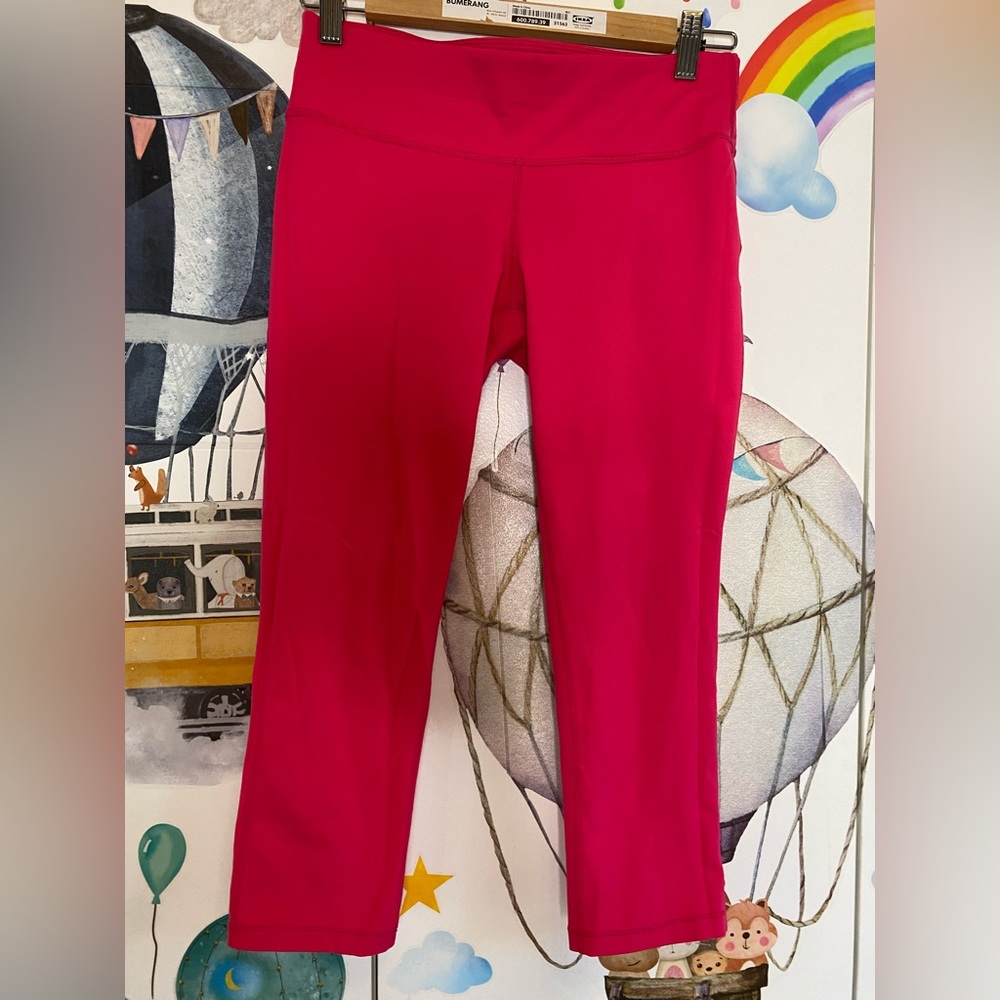 Prana hot pink capri leggings small like new